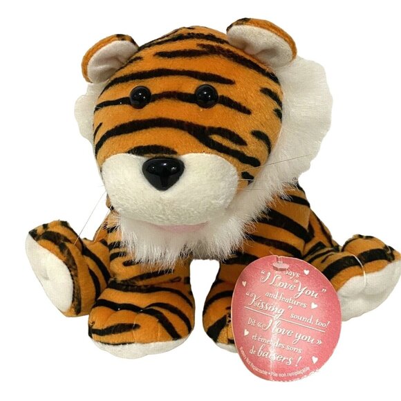 Hallmark Plush Baby Tiger Cub 6" Stuffed Animal Striped Cat - Picture 1 of 7